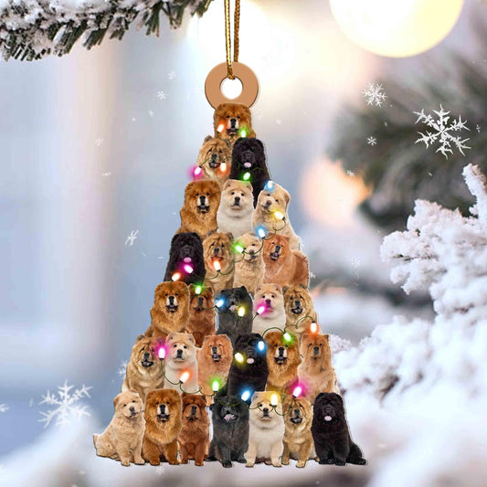 Chow Chow Lovely Tree Gift For Chow Chow Gift For Dog Mom Ornament, Christmas Gift,Christmas Decoration