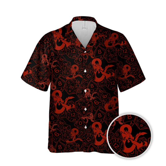 Dungeons Dragons Game Hawaiian Shirt_Hawaiian Shirt Gift, Christmas Gift