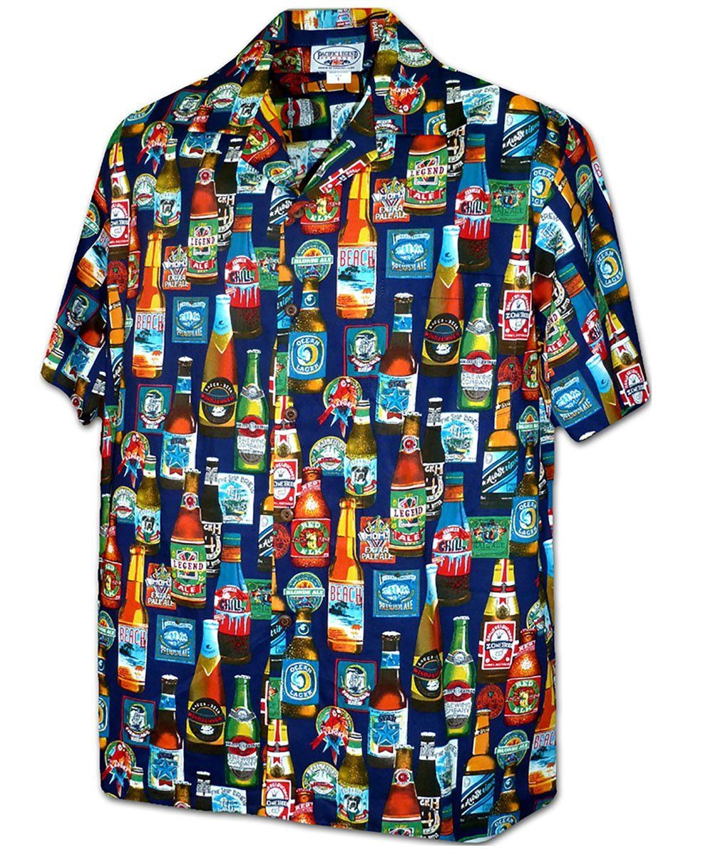 Beer Fest Navy Hawaiian Shirt ,Hawaiian Shirt Gift, Christmas Gift