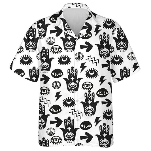 Patchwork Fhéile i gCúlra Dathúil Indiach Dearadh Hippie Léine Haváí, Bronntanas Léine Haváís, Bronntanas Nollag