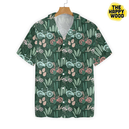 Cycling Tropical Hawaiian Hawaii Shirt, Hwaiian For Gift