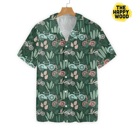 Cycling Tropical Hawaiian Hawaii Shirt, Hwaiian For Gift