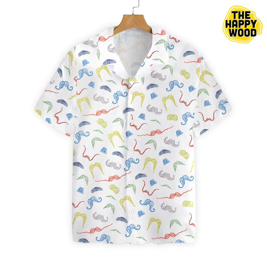 Mustache Style Hawaiian Shirt, Hawaiian Shirt Gift, Christmas Gift