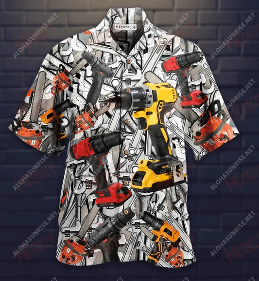 Táim Anseo De bharr gur Bhris tú É Meicneoir Unisex Léine Haváís Aigéan Muinchille Gearr Oirbheartaíochta Léinte haváís Léinte Greannmhar Haváís, Léine Haváís Bronntanas, Bronntanas Nollag