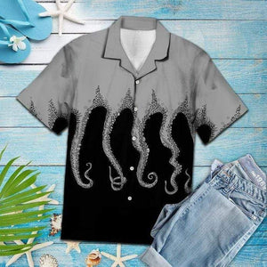 Amazing Octopus Halloween Cool Illustration Hawaiian Shirt, Hawaiian For Gift