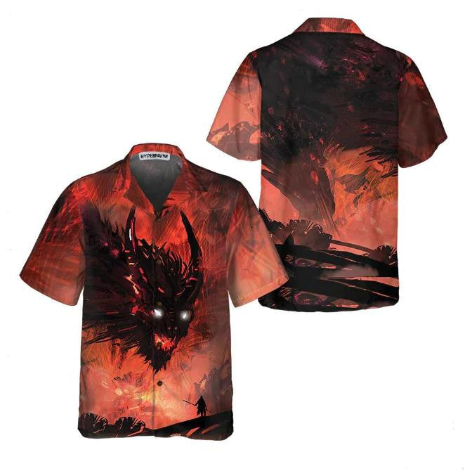 The War Dragon 3D Ar Chách Léine Clóbhuailte Haváís, Bronntanas Léine Haváíais, Bronntanas Nollag