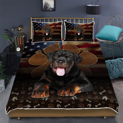 Socraigh Leapa Cuilt Madra Rottweiler Leapa Leapa Leapa Leapa Leapa 3D, Leapa Bronntanas Nollag, Leapa Leapa Nollag