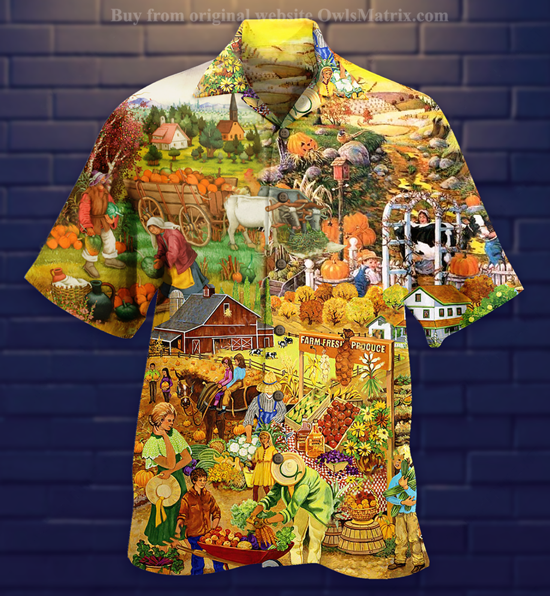 Feirmeoir Grá Feirme Laethúil - Léine Haváís Bronntanas Léine Haváís, Bronntanas Nollag