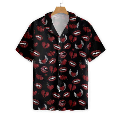 Patrún Gan uaim Dubh Vailintín Léine Aloha Haváís Shorts Haváís Gearr muinchille Trá, Bronntanas Léine Haváise, Bronntanas Nollag