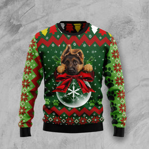 German Shepherd Ornament Ugly Christmas Sweater, Christmas 3D Sweatshirt, Gift Christmas 2024