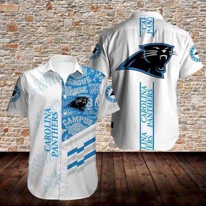 Carolina Panthers Hawaiian Shirt_Hawaiian Shirt Gift, Christmas Gift