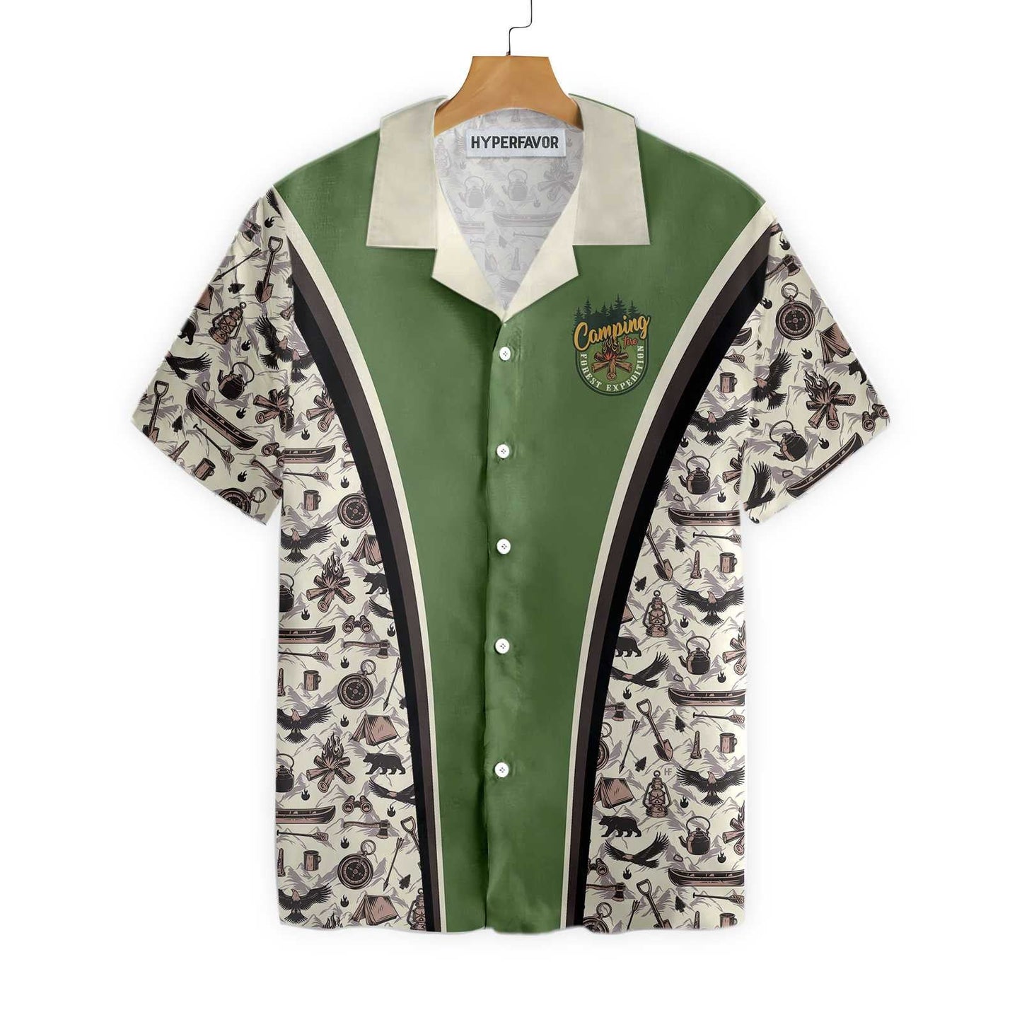 Keep Calm And Go Camping Hawaiian Shirt, Hawaiian Shirt Gift, Christmas Gift