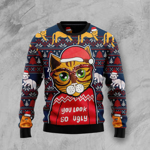 Cat You Look So Ugly Christmas Sweater,Christmas Gift,Gift Christmas 2022