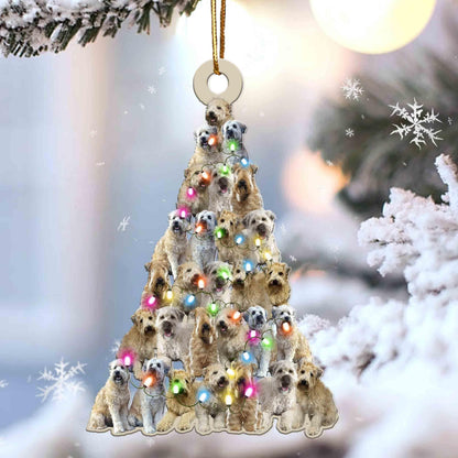 Wheaten Terrier lovely tree gift for wheaten terrier lover gift for dog lover ornament,Christmas Gift,Christmas Decoration