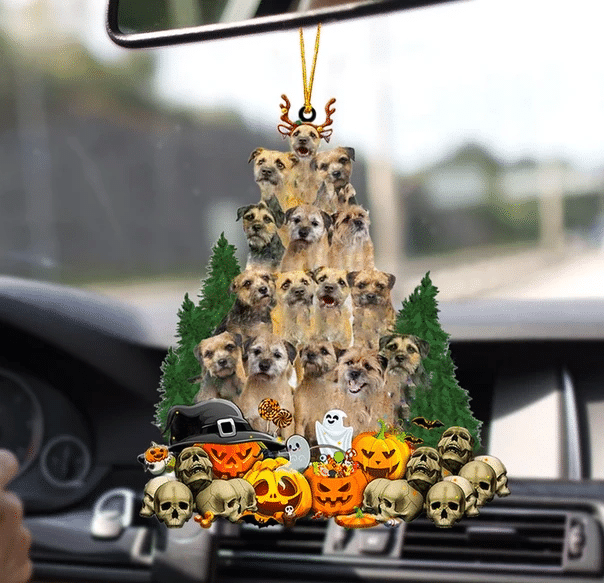 Border Terrier Christmas Ornament, Christmas Ornament Gift, Christmas Gift, Christmas Decoration