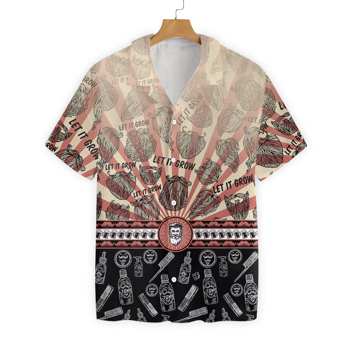 Let It Grow Siombail Uathúil Dearadh Go hiontach Léine Haváís, Bronntanas Léine Haváíais, Bronntanas Nollag