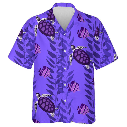 Underwater World With Beautiful Fish And Turtle Hawaiian Shirt, Hawaiian Shirt Gift, Christmas Gift