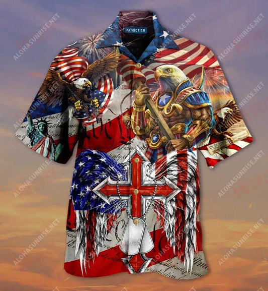 Iolar Tírghrá Meiriceá Léine Gearr haváís Samhraidh T Léinte haváíais Léinte haváíais d'Fhir, Bronntanas Léine Haváís, Bronntanas Nollag