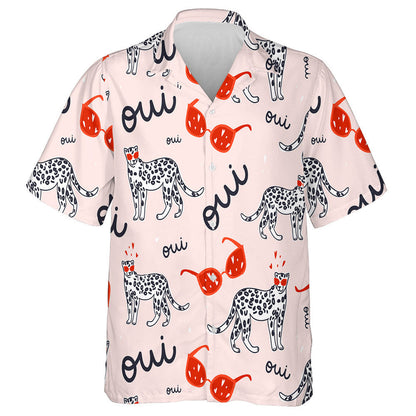 Modern Funny Leopards And Sunglasses Design Hawaiian Shirt,Hawaiian Shirt Gift, Christmas Gift