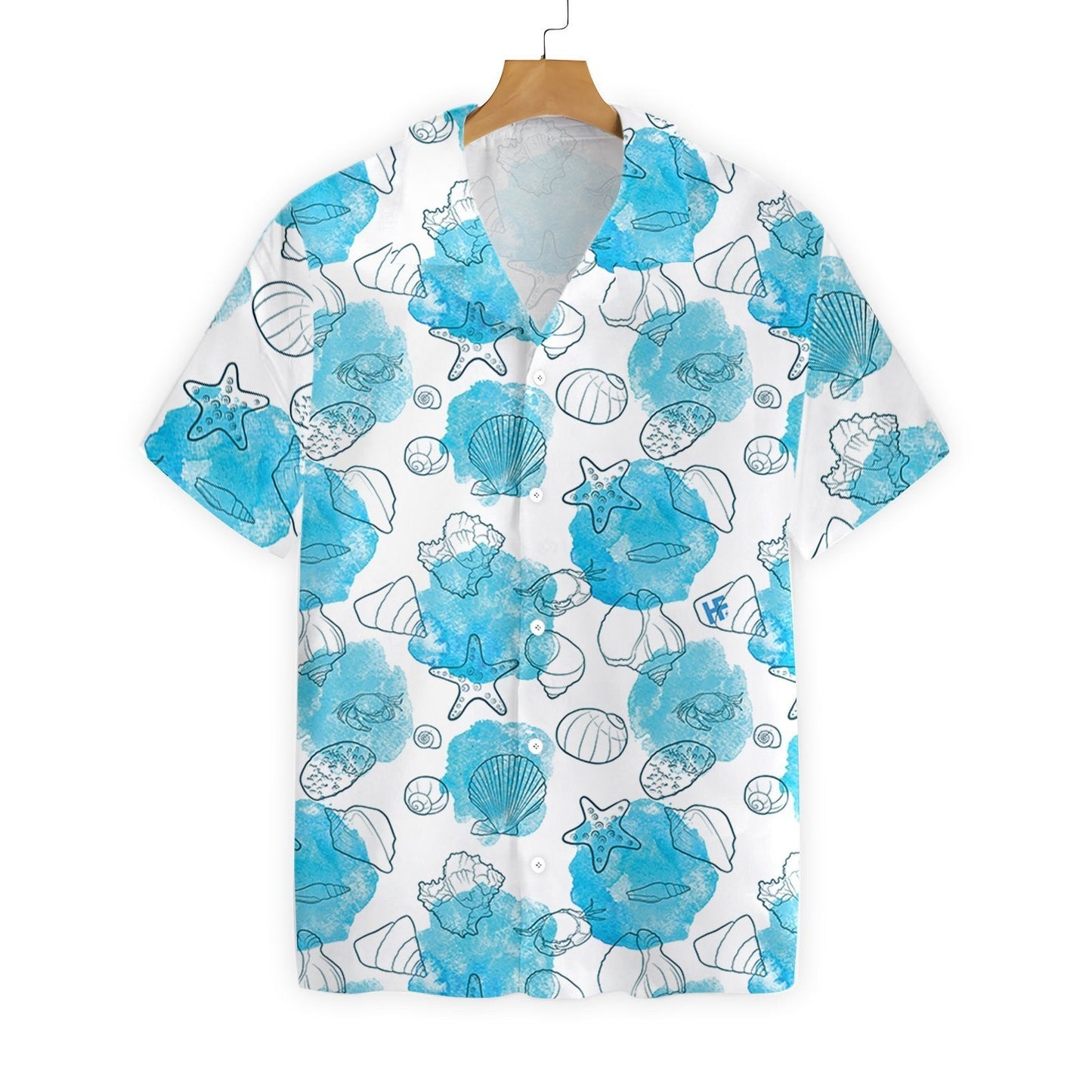 Star Fish And Seashells Design Hawaiian Shirt, Hawaiian Shirt Gift, Christmas Gift