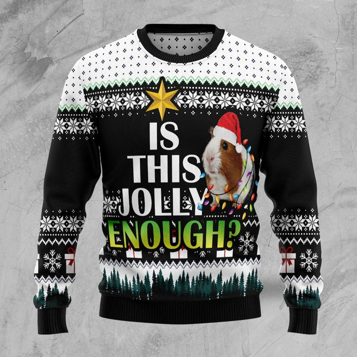 Is It Jolly Enough Guinea Pig Xmas Ugly Christmas Sweater,Christmas Ugly Sweater,Christmas Gift,Gift Christmas 2022