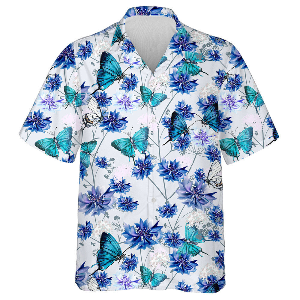 Bláthanna Coirn Gorma Lámhtharraingthe agus Féileacáin Léine Haváí, Haváise le haghaidh Bronntanais