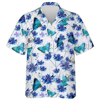 Bláthanna Coirn Gorma Lámhtharraingthe agus Féileacáin Léine Haváí, Haváise le haghaidh Bronntanais