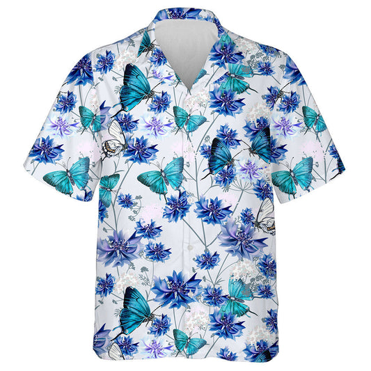 Bláthanna Coirn Gorma Lámhtharraingthe agus Féileacáin Léine Haváí, Haváise le haghaidh Bronntanais