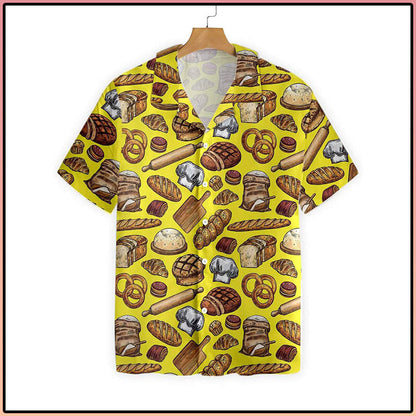 Bread And Pastry Food Hawaiian Shirt,Hawaiian Shirt Gift, Christmas Gift