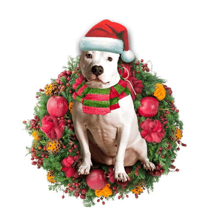 American Bulldog Christmas Christmas Plastic Hanging Ornament, Christmas Gift, Christmas Decoration