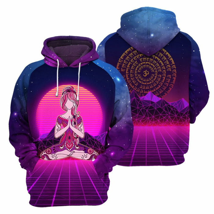 Yoga - 3D All Over Printed Shirt Tshirt Hoodie Apparel