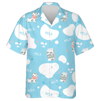 Small Yellow Flower And Cow In A Village Hawaiian Shirt, Hawaiian Shirt Gift, Christmas Gift