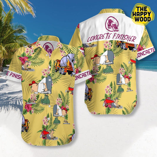Concrete Finisher Hawaiian Hawaii Shirt, Hwaiian For Gift