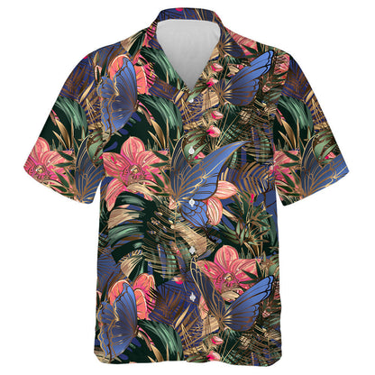 Téama Duilleoga Trópaiceacha Órga le Magairlíní agus Féileacáin Léine Haváís, Bronntanas Léine Haváís, Bronntanas Nollag