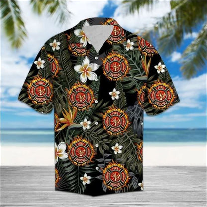 Fightfighter Tropical Hawaiian Shirt â€“ Dnstyles_Hawaiian Shirt Gift, Christmas Gift