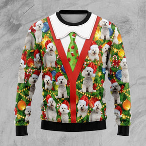 Bichon Xmas Pine Ugly Christmas Sweater,Christmas Ugly Sweater,Christmas Gift,Gift Christmas 2022