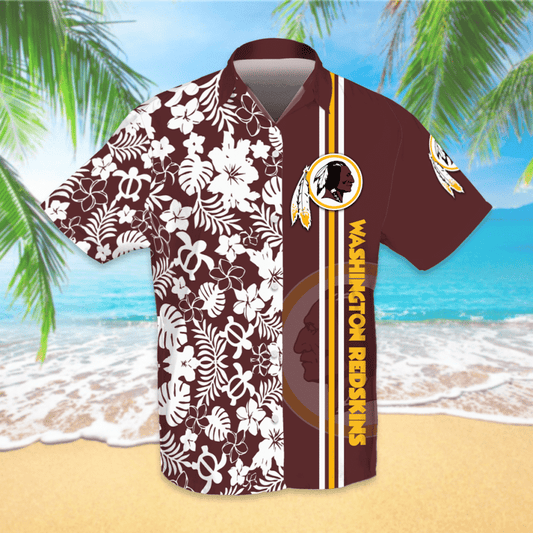 Washington Redskins Hawaiian Shirt, Hawaiian Shirt Gift, Christmas Gift