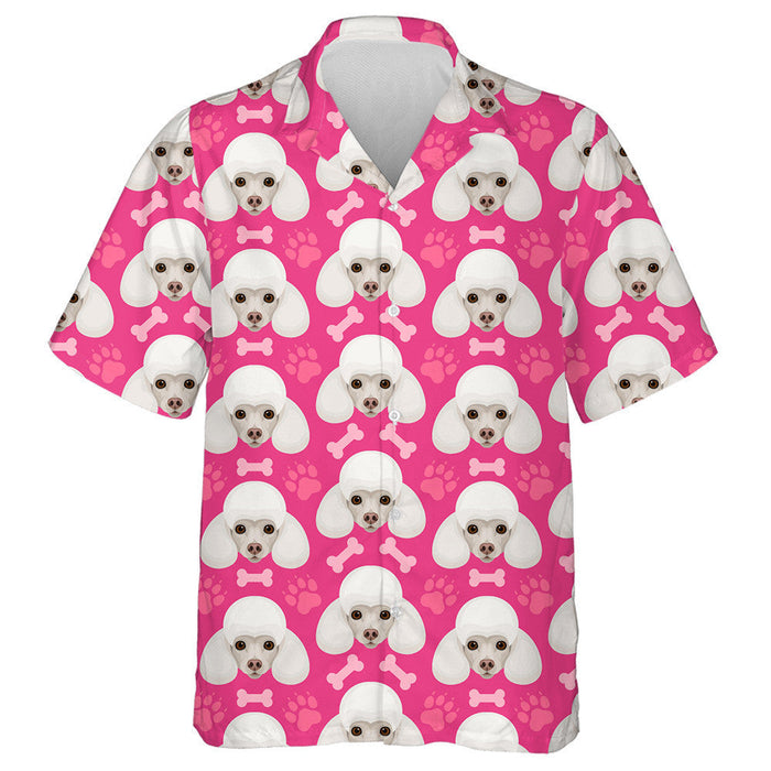 Adorable Poodle Breed Portrait Dog Icon Hawaiian Shirt, Hawaiian Shirt Gift, Christmas Gift