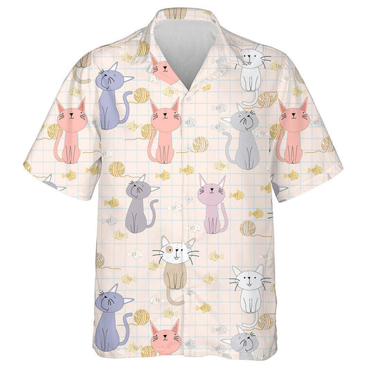 Carachtar Cat Babaí gleoite aoibh gháire Agus Sásta Léine Haváís, Bronntanas Léine Haváís, Bronntanas Nollag