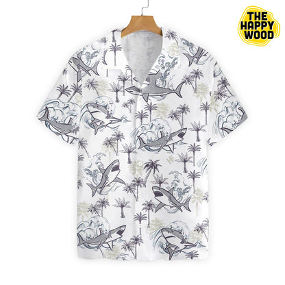 Shark Hawaiian Hawaii Shirt, Hawaiian Shirt Gift, Christmas Gift