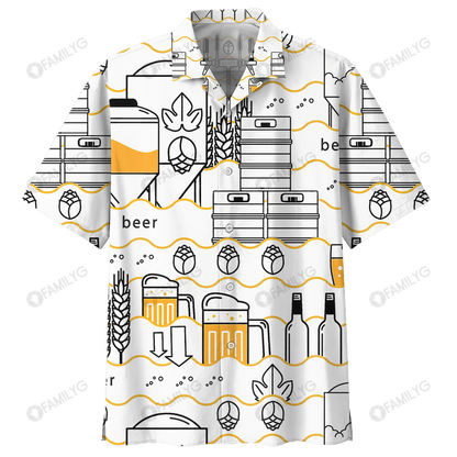 Beer Craft - Beer Hawaiian Shirt,Hawaiian Shirt Gift, Christmas Gift