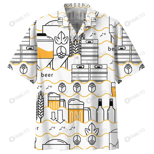 Beer Craft - Beer Hawaiian Shirt,Hawaiian Shirt Gift, Christmas Gift