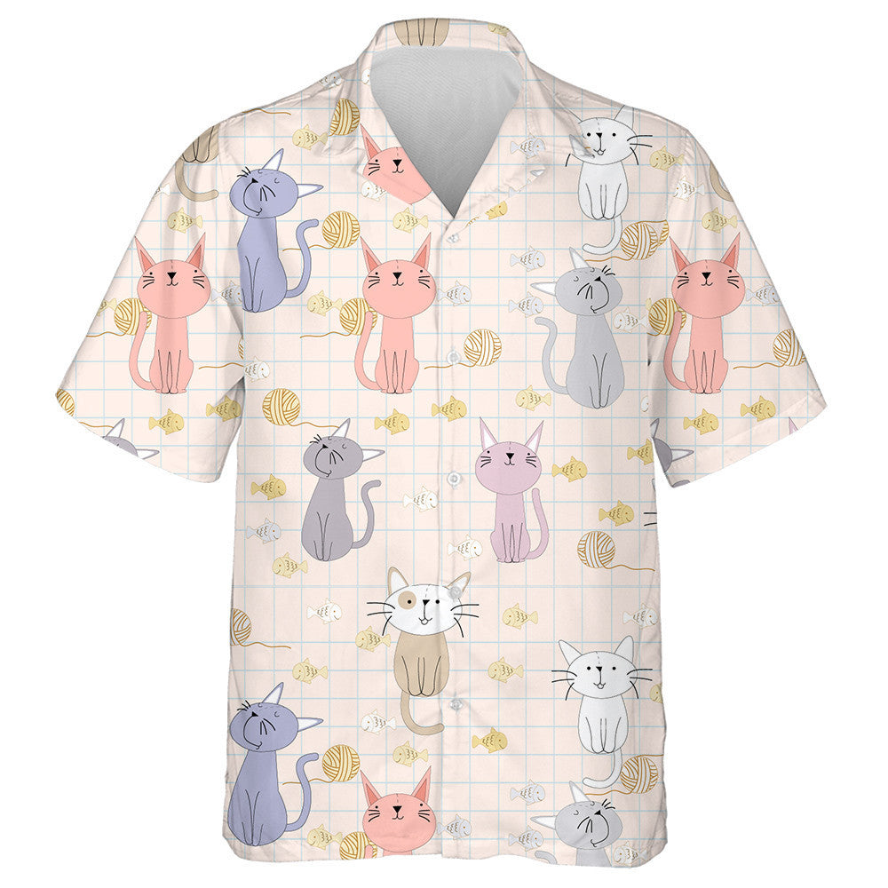 Carachtar Cat Babaí gleoite aoibh gháire Agus Sásta Léine Haváís, Bronntanas Léine Haváís, Bronntanas Nollag