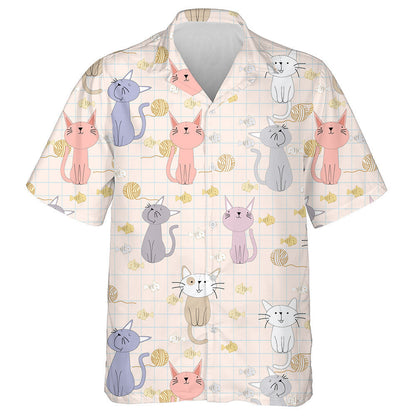 Carachtar Cat Babaí gleoite aoibh gháire Agus Sásta Léine Haváís, Bronntanas Léine Haváís, Bronntanas Nollag