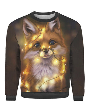 Fox Merry Christmas Ugly Christmas Sweater, Christmas Gift, Gift Christmas 2024