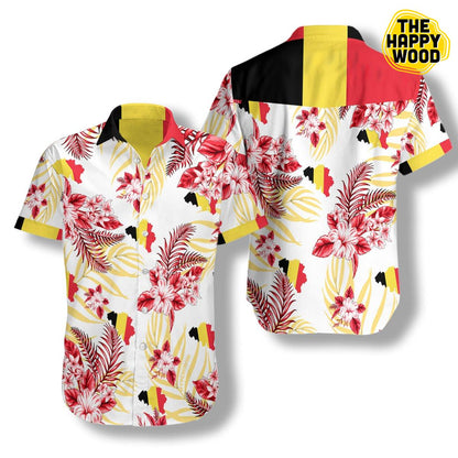 Belgium Hawaiian Hawaii Shirt,Hawaiian Shirt Gift, Christmas Gift
