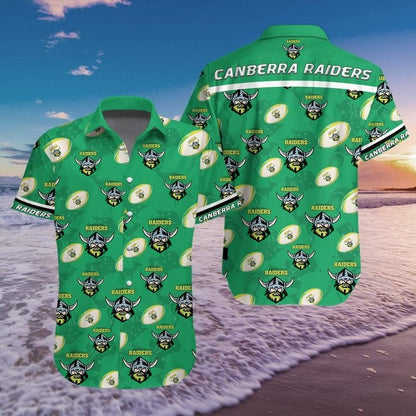 Canberra Raiders Hawaiian Shirt -Hawaiian Shirt Gift, Christmas Gift