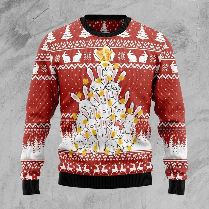 Bunny Tree Xmas Ugly Christmas Sweater,Christmas Gift,Gift Christmas 2022