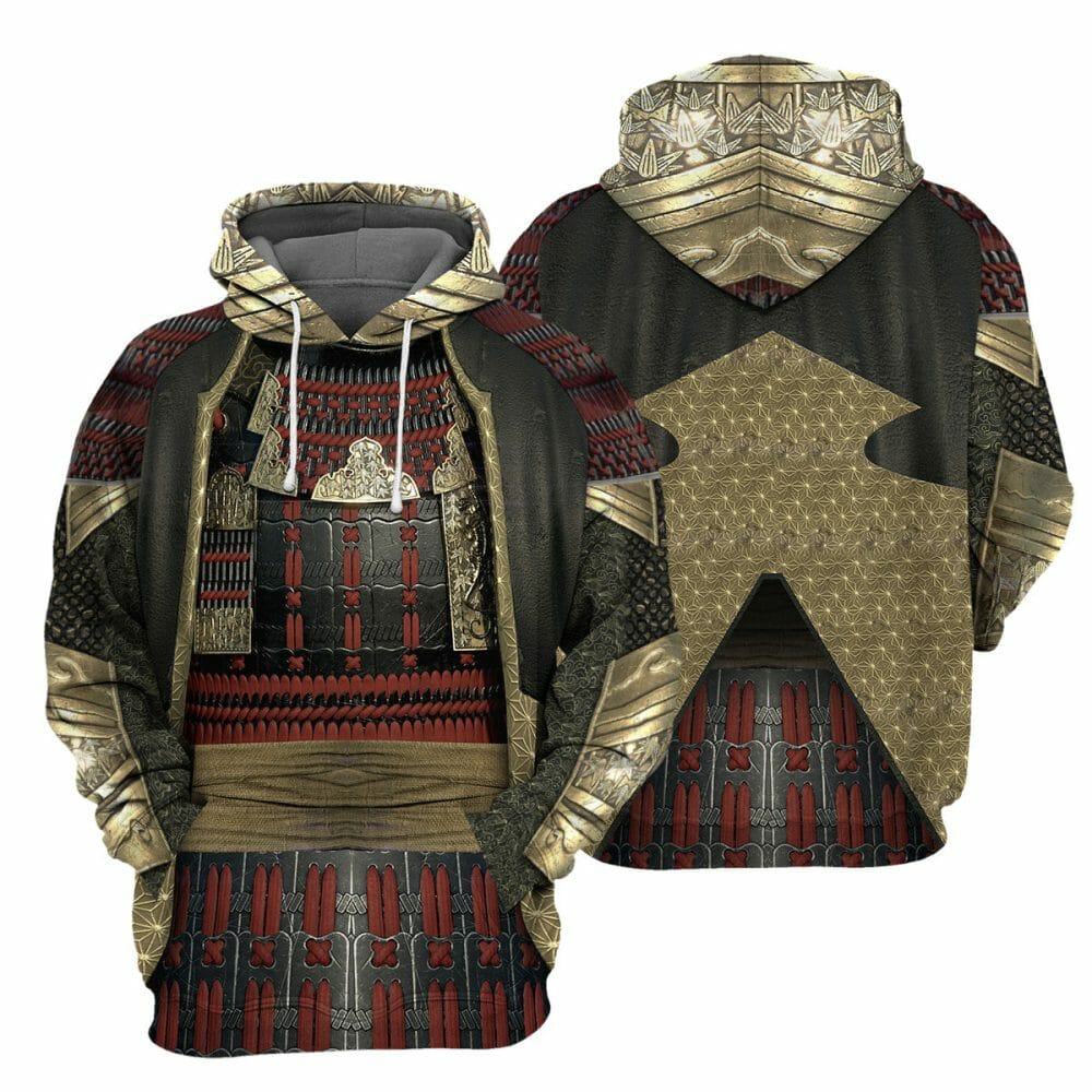 Samurai - 3D All Over Printed Shirt Tshirt Hoodie Apparel