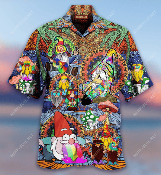 Gnomhaigh iontach Hippie Aloha Shirt Haváís Shorts Shorts Beach Shorts, Bronntanas Nollag